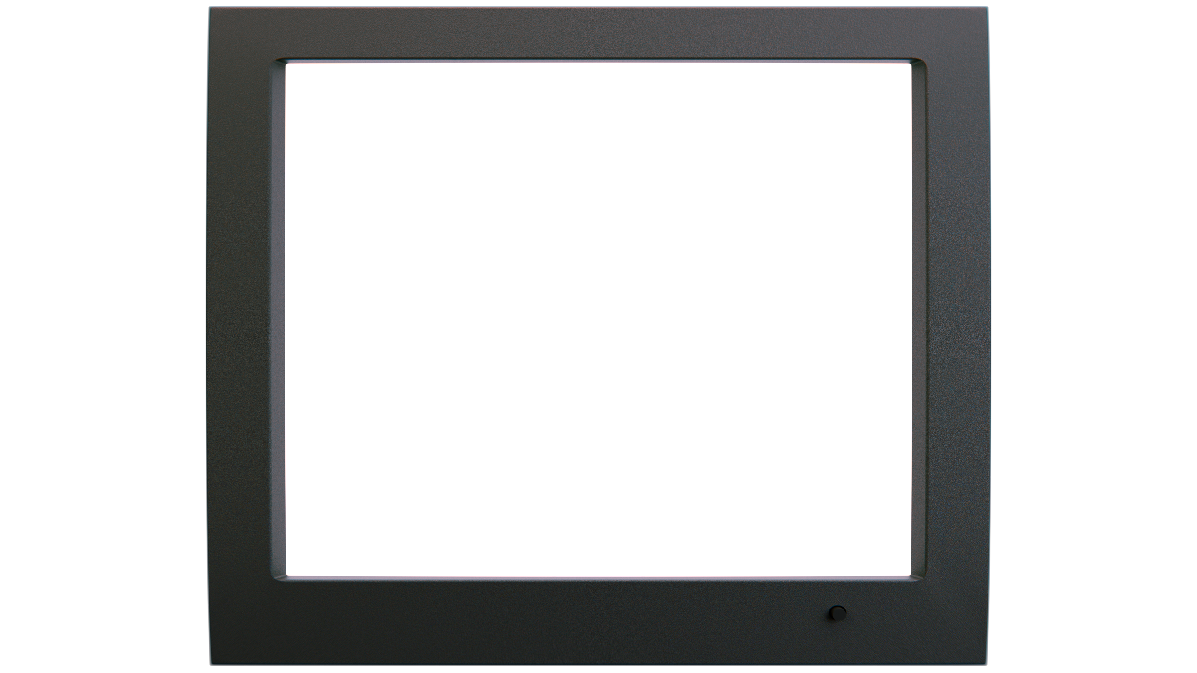 Imagem de monitor transparente na frente